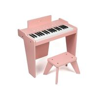 ZIPPY Clavier de piano numérique à 37 touches pour enfants, panneau de commande tactile, chansons intégrées, volume réglable, instrument éducatif musical, piano en bois pour filles et garçons à partir
