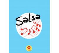 Zippy Music Salsa composition book 19: An elegant and practical notebook for students and teachers, for handwriting, composition, notes, homework & ... Music-inspired premium illustrated cover