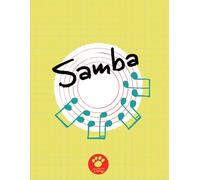 Zippy Music Samba graph notebook 12: A merry graph paper notebook for kids, students and teachers, for math and other educational use, 120 Pages, ... Music-inspired premium illustrated cover