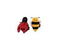 ZippyClaws Lot de 2 - Coccinelle et Abeille