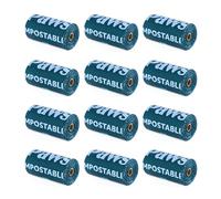 ZippyPaws ecoZippy Lot de 12 Rouleaux de Sacs à déjections Canines compostables
