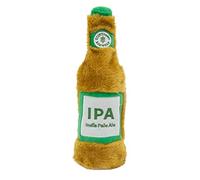 ZippyPaws Happy Hour Crusherz Dog Toy - IPA Bottle with Squeaker - Crinkle Plush Pet Toy for Dogs