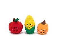 ZippyPaws - Miniz 3-Pack - Fall Harvest - Dog - Toy for Small Breeds