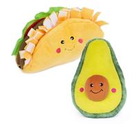 ZippyPaws NomNomz - Jouet couineur pour chien pour les occuper - Peluche amusante pour chiens de petite et moyenne taille - Jouet en peluche mignon pour chiot - Produit pour animaux de compagnie