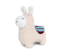 ZippyPaws Storybook Snugglerz Plush Dog Toy - Liam The Llama with Squeaker - Soft Cuddly Pet Toy for Dogs