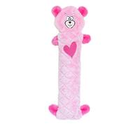 ZippyPaws - Valentine's Jigglerz - Pink Bear - Dog - Toy for Medium/Large Breeds