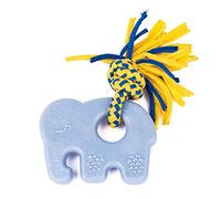 ZippyPaws - ZippyTuff Teether - Elliot the Elephant - Dog - Teether for Medium Breeds