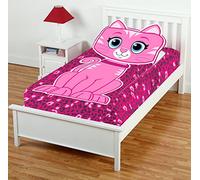 ZippySack Kitty - Parure de lit zippée pour Enfants. Il Suffit de la Fermeture éclair et Votre lit (ou lit superposé) est Fait! Fini Les Lits d'enfants désordonnés! Plus de Nuits Froides découvertes.