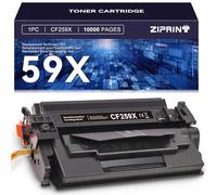 ZIPRINT CF259X 59X Compatible HP 59X cf259A 59A Cartouche de Toner pour HP Laserjet Pro MFP m428dw m428fdn m428fdn m428fdn HP Laserjet Pro m4404dn m404m304 (1 Noir,sans Puce)