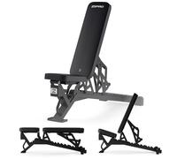 ZIPRO banc réglable Nocardio, banc de musculation charge 350kg, banc de fitness avec dossier réglable 8 positions, siège réglable 3 positions, banc d'entraînement pour maison ou gym, banc d'abdos