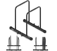 ZIPRO Barres Parallèles Deepdip Station Dips Réglable Pliable Pompes 110kg | Deux bases plus 7 crans fins 835-1015mm, longueur de prise 670mm, cadre acier 50x50mm 240kg, seulement 9,5kg