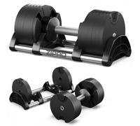 ZIPRO haltère réglable ROUND 24 kg - partenaire d'entraînement polyvalent pour la maison avec un poids facilement ajustable de 2 à 24 kg