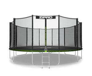 ZIPRO JumpPro Out Trampoline Extérieur, Trampoline de Jardin pour Enfants, avec Filet Extérieur, Résistant, Protection UV, Montage Facile, Charge 100-150 kg, Ø 183/252/312/374/435/496 cm