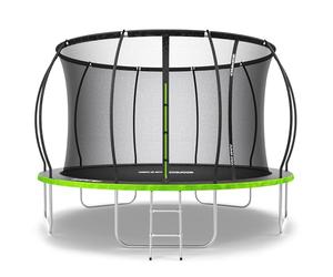 ZIPRO JumpPro Premium Trampoline Extérieur, Trampoline de Jardin pour Enfants, avec Filet Intérieur, Résistant, Protection UV, Montage Facile, Charge jusqu'à 150 kg, Ø 252/312/374/435/496 cm
