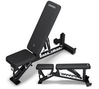 ZIPRO Powerhouse - Banc d'entraînement réglable - Max. 270 kg - Amortisseur - Développé couché - Profil gym à domicile 70 mm