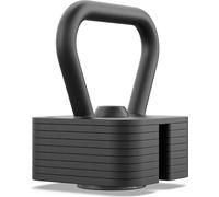 Zipro Square Kettlebell avec charge réglable de 19 kg avec fermeture de sécurité, augmentation de la charge possible jusqu'à 33 kg