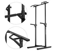 Zipro station de musculation multifonctionnelle, station de fitness jusqu'à 350 kg, multistation avec barre de traction jusqu'à 120 kg, station de dips pour l'entraînement à domicile