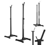 ZIPRO Support de barre réglable - Structure en acier stable, hauteur réglable, idéal pour les squats et les presses, supports d'entraînement multifonctionnels pour la salle de gym à domicile