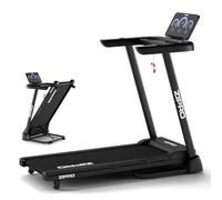 ZIPRO Tapis de Course Marche Inclinable Pliable 12h/km Treadmill avec Écran Silencieux Walking Pad Charge Max 120kg - Cardio Training Tablet Holde 12 Degré Domestique Home Maison Bureau - Noir Luma