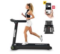 ZIPRO Tapis de Marche Pliable 1-16 km/h, Tapis de Course Motorise avec APP, Treadmill Silencieux, Walking Pad avec Affichage LED, Bluetooth y Fonction MP3 (Pacto)