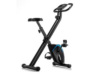 ZIPRO Velo d Appartement Pliable avec 8 Niveaux Magnétiques, Mesure du Pouls, Moniteur LCD, Siège Confortable, Vélo d'Appartement Silencieux, Vélos d'Appartement Adulte pour Cardio-Training
