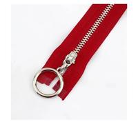 zips pour la couture, fermeture éclair, 5 pièces 15/18/20/25/30cm fermetures éclair sac à vêtements décor fermeture éclair fermeture éclair Kit bricolage accessoires de couture(Za085 red,OPENEND NO3 4