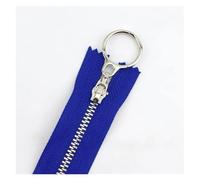 zips pour la couture, fermeture éclair, 5 pièces 15/18/20/25/30cm fermetures éclair sac à vêtements décor fermeture éclair fermeture éclair Kit bricolage accessoires de couture(Za090 royalblue,OPENEND