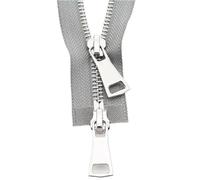 zips pour la couture, fermeture éclair, Fermeture éclair à Double curseur, extrémité ouverte bidirectionnelle for bricolage, couture de manteau, vêtements sur mesure, outil d'accessoires de réparation