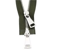 zips pour la couture, fermeture éclair, Fermeture éclair à Double curseur, extrémité ouverte bidirectionnelle for bricolage, couture de manteau, vêtements sur mesure, outil d'accessoires de réparation