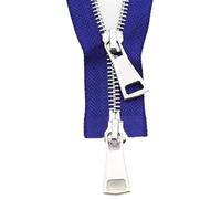 zips pour la couture, fermeture éclair, Veste à fermeture éclair en métal 70/90cm, Double curseur, fermeture éclair bidirectionnelle, vêtements de bricolage, fermeture éclair de remplacement, fournitu