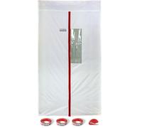 ZIPWALL ZDM-PK4 Kit de porte magnétique, lot de 4, blanc