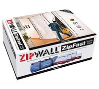 ZIPWALL ZFMP-PK4 Reusable Barrier Panels for Dust Barriers (4-Pack) ZipFast Lot de 4 Panneaux réutilisables pour barrières Anti-poussière, Multi Pack-4 Pack