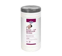 ZIPY Lingettes humides nettoyantes démaquillantes - Lingettes visage - Formule acide hyaluronique - Paquet de 55 (19 x 16 cm)