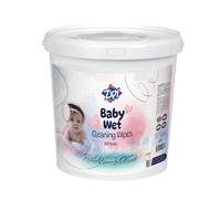 ZIPY Seau Lingettes Bébé Fibres de Coton Bio à l'Aloe Vera - Paquet de 500 (20 x 14 cm)