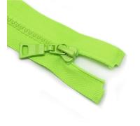 ZIPZSY 2PCS #5 Fermetures Éclair en Résine à Glissière Simple pour Manteaux, Vestes et Vêtements de Plein Air, Fermetures Éclair à Extrémité Ouverte pour Vêtements et Artisanat (Fluorescent, 55cm)