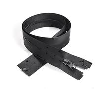 ZIPZSY #5 Fermeture éclair en nylon waterproof, attaches-zip noires pour couture en tailles variées, sacs, veste de sport outdoor, confection de vêtements (Fermeture éclair séparable, 65cm)