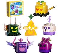 ZIQILIGHTING Coffret de Construction Fruits - Pas de Code, Briques de Fruits Mignons Idée de Cadeau à Collectionner Poupée pour Les Enfants garçons Filles âgés de 6+ Fans de Jeux(493PCS)