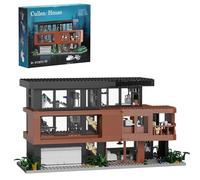 ZIQILIGHTING Ensemble de construction de maison - Jouet de construction d'architecture, idée cadeau pour adultes, enfants, amis âgés de 6 ans et plus, fans de films (864 pièces)