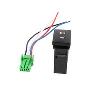 ZIRAN Bouton poussoir pour feu antibrouillard arrière 4 fils 12 V pour Camry Corolla