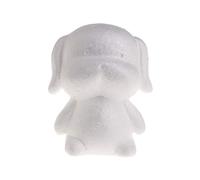 ZIRAN modélisation Chien Blanc Boules de Mousse de polystyrène Artisanat en polystyrène pour Bricolage Cadeaux de noël Fournitures de fête de Mariage décoration Mousse Blanc