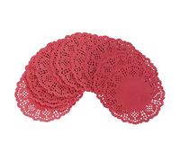 ZIRAN napperon en Papier coloré Dentelle Tapis en Papier sous-Verres napperons événements de Mariage Table de fête Cadeau