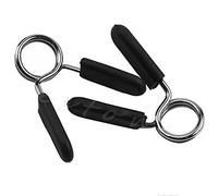 ZIRAN Nouveau 2 pièces 25mm haltère Gymnase Barre de Poids haltère Serrure Pince Ressort Collier Clips haltère Clip-Plastique et métal