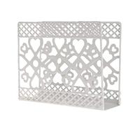 ZIRAN Serviette en Métal Serviette Titulaire Distributeur Papier Porte-Mouchoirs Home Party Table Décor Papier Porte-Serviettes Blanc