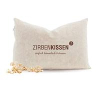 Zirben Familie Coussin en pin cembro - Rêve Simplement céleste - 30 x 20 cm - Bois Naturel - 1 pièce