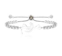 Zircobic Bijoux Personnalisés avec Nom en Arabe | Bracelet Tennis en Acier Inoxydable avec Zirconium Cubique pour Femmes | Bracelet de Foi Islamique & Bracelet Allah | Bijoux de Prière Musulmane