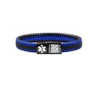 Zircobic Bracelet Médical QR Code Personnalisable, Gravé Acier Inoxydable, Identification d'Urgence Étanche