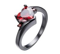 Zircon coloré Bijoux Coeur Amour Femmes Amour Forme Amour Bagues Autocollants Bagues, 8, résine, Aucune pierre précieuse
