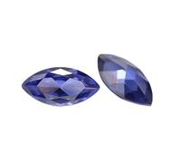 Zircone cubique taille marquise - Pierres CZ en vrac - Pierres synthétiques Tanzanite Rhodolite 2 x 4 mm à 8 x 16 mm, 3x6mm 20pcs, Pierre