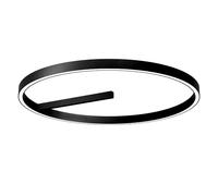 Zirkol Plafonnier Noir Ø100 3000K