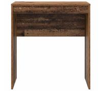 ZIRLANLV Bureau d’Ordinateur Minimaliste sans tiroir, Table d’écriture autoportante Peu encombrante pour Bureau à Domicile, Chambre à Coucher et Petits espaces (70x40x76 cm)